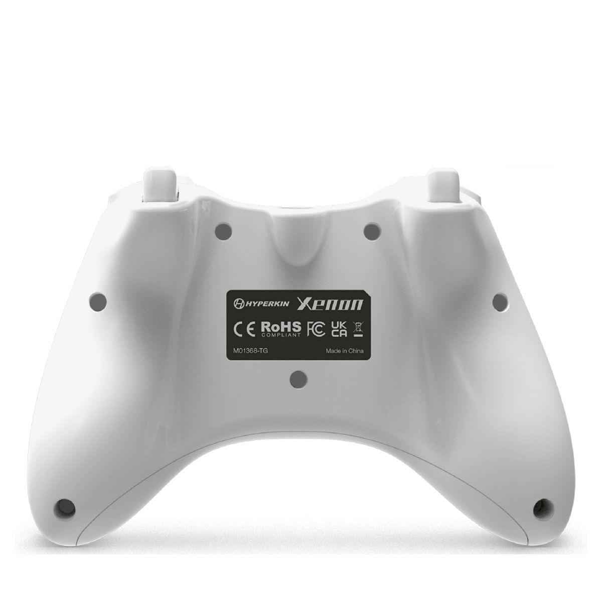 White Wired Gaming Controller with 3.5MM Audio Jack F2958