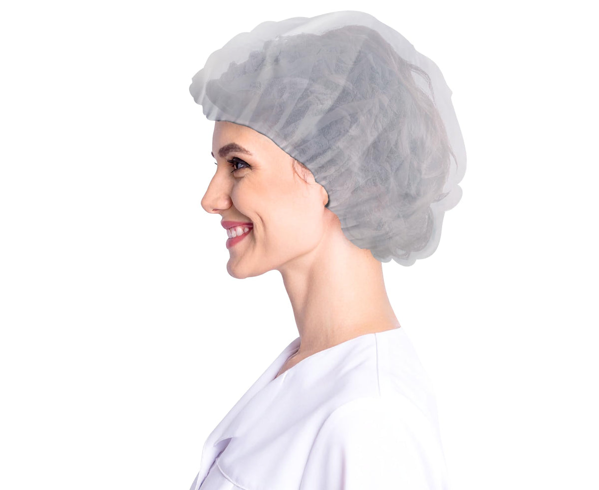 Yellow Disposable Bouffant Caps F51901
