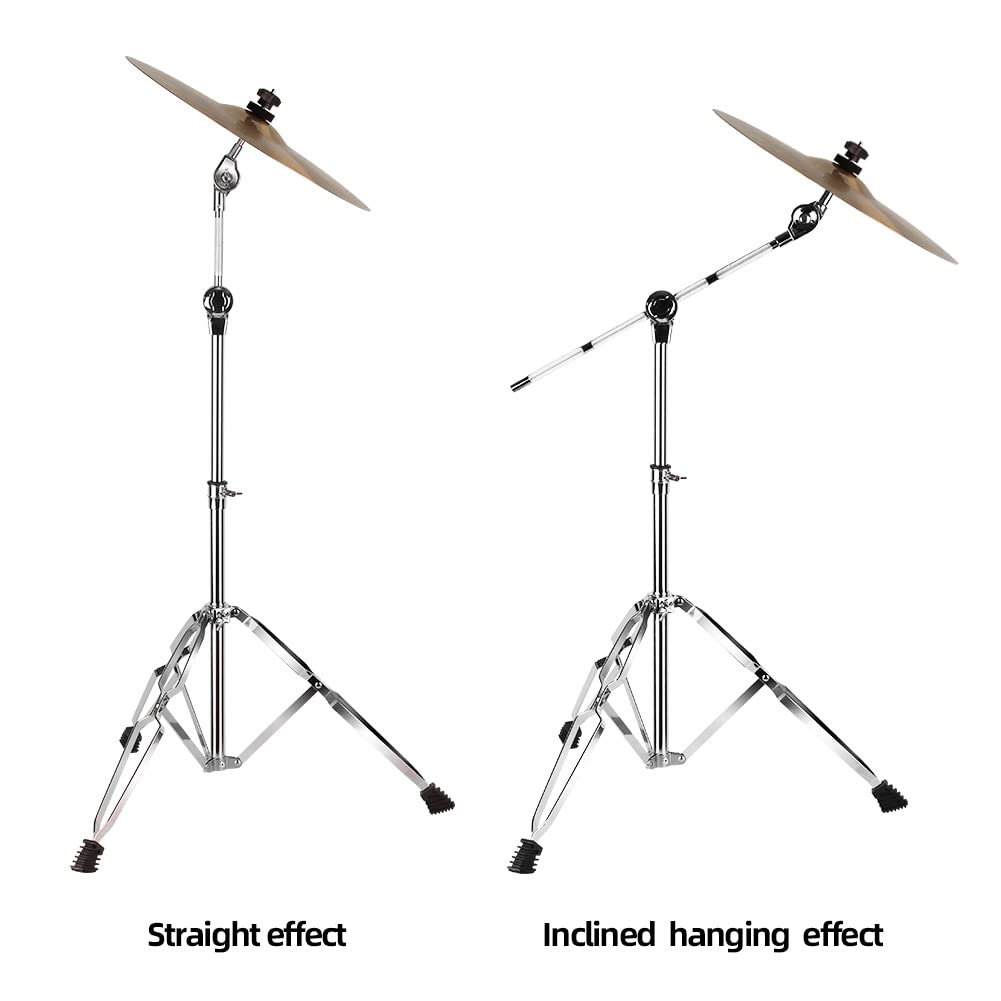 Adjustable Boom and Straight Cymbal Stand with Drum Sticks Holder A26742