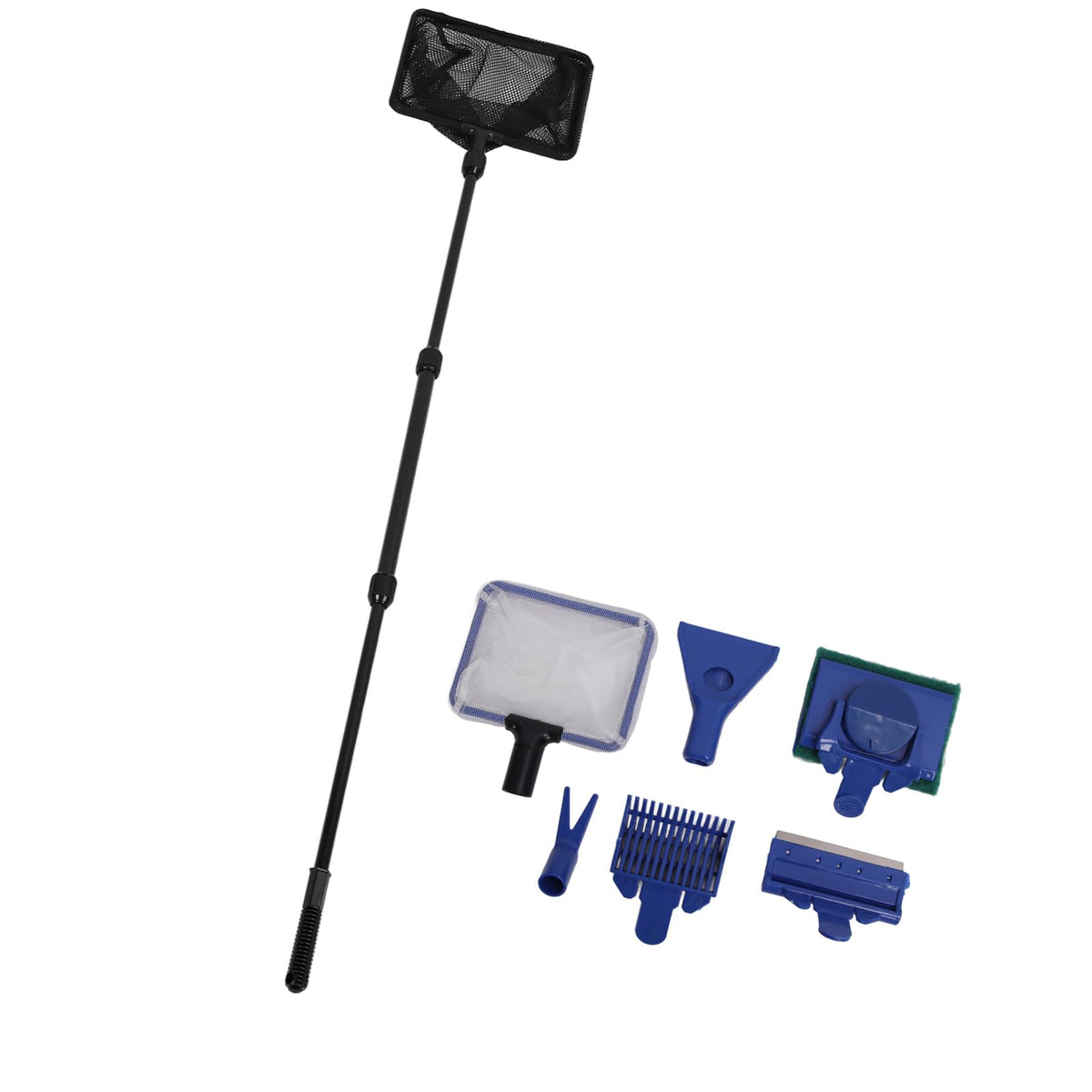 5 in 1 Telescopic Aquarium Cleaning Tool Kit X315942