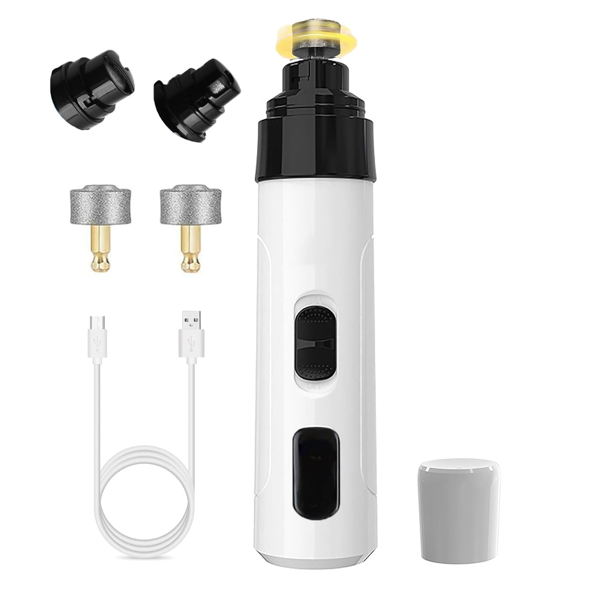 Quiet Pet Nail Grinder, 2 Replacement Heads C8119