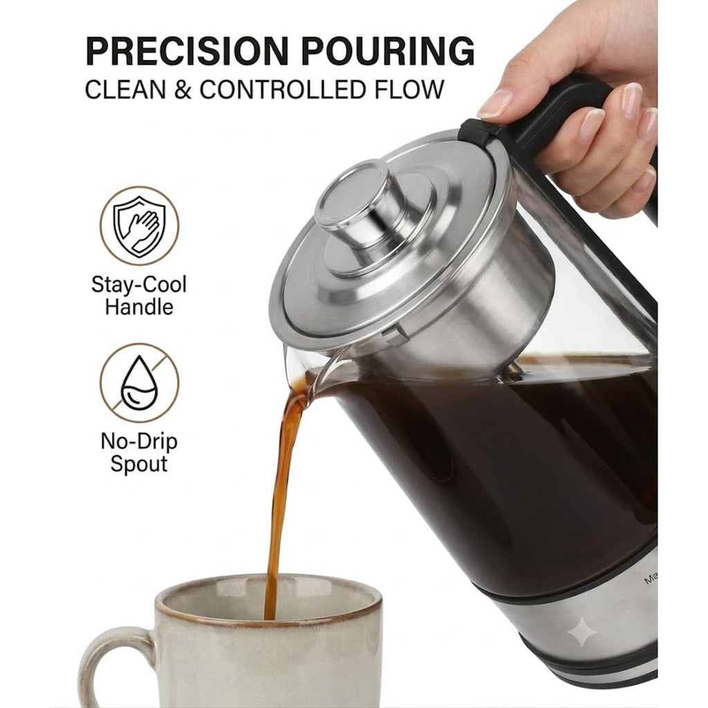 10-Cup Borosilicate Glass Electric Percolator Coffee Pot H8959
