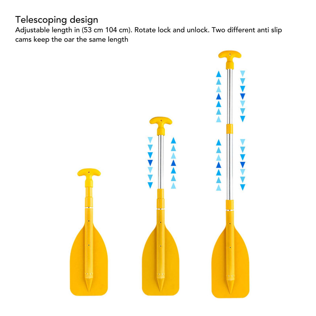 Pack of 2 Telescopic Kayak Paddles F7163