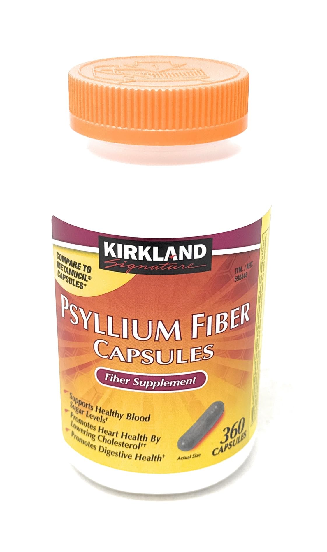 Fiber Supplement 360 Capsules K55991