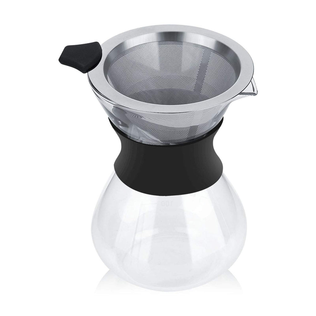 Pour Over Coffee Maker, Paperless Glass Dripper 400ML E7220