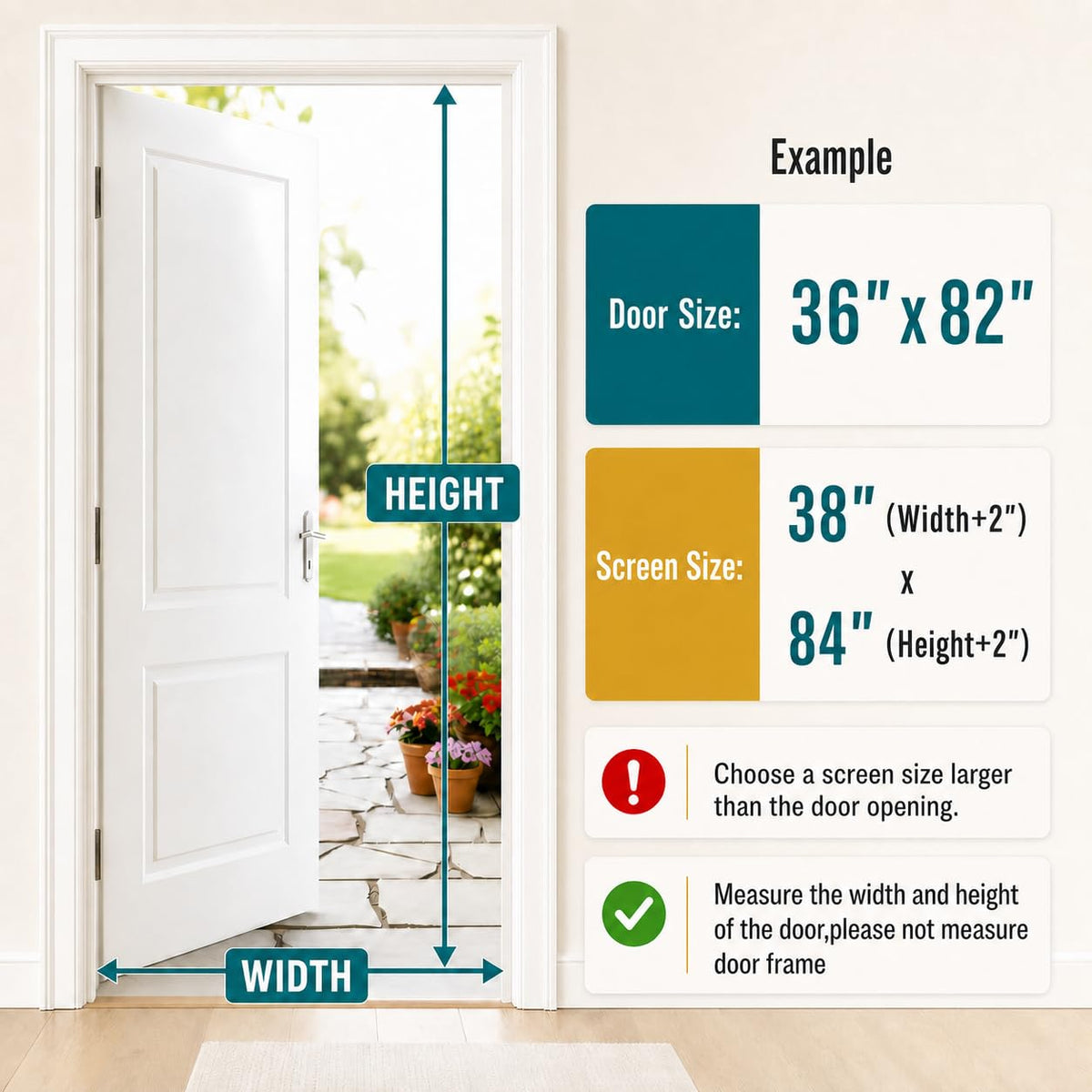 Magnetic Screen Door M383