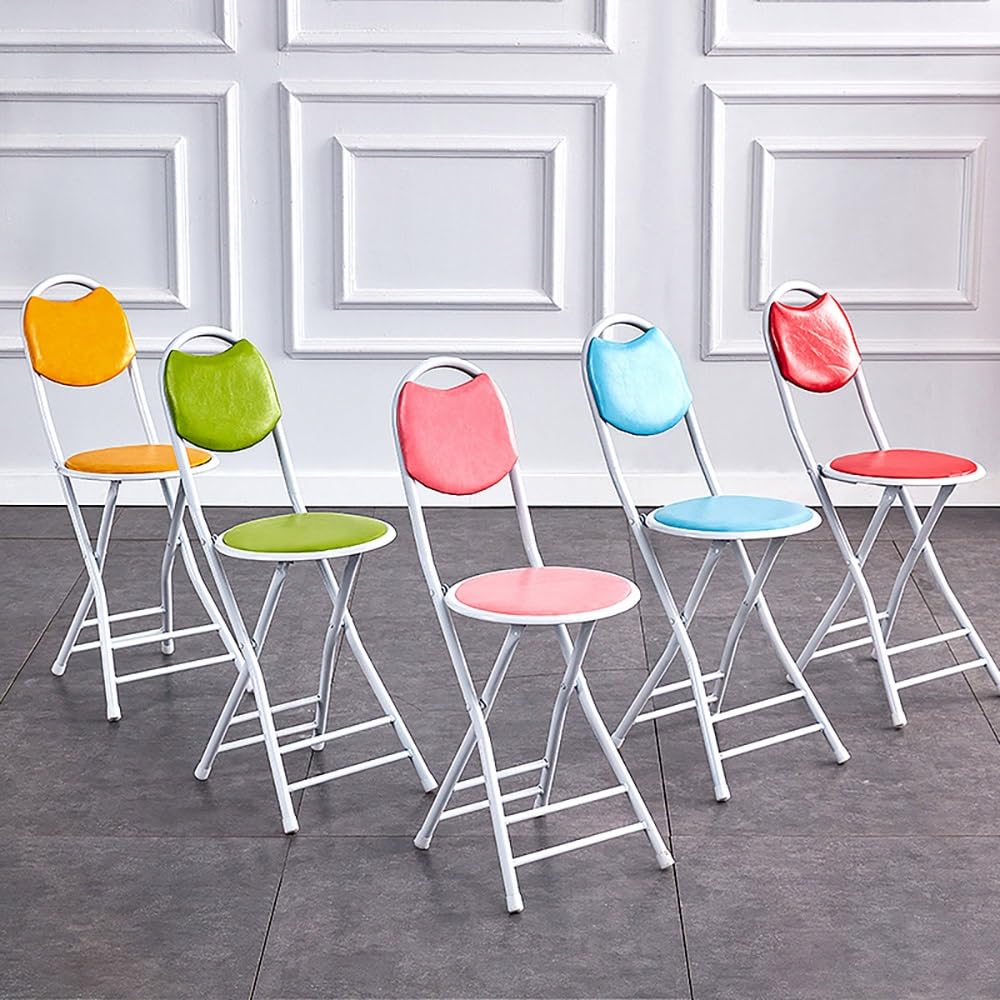 Folding Bar Stool with Padded Cushion Back G5838
