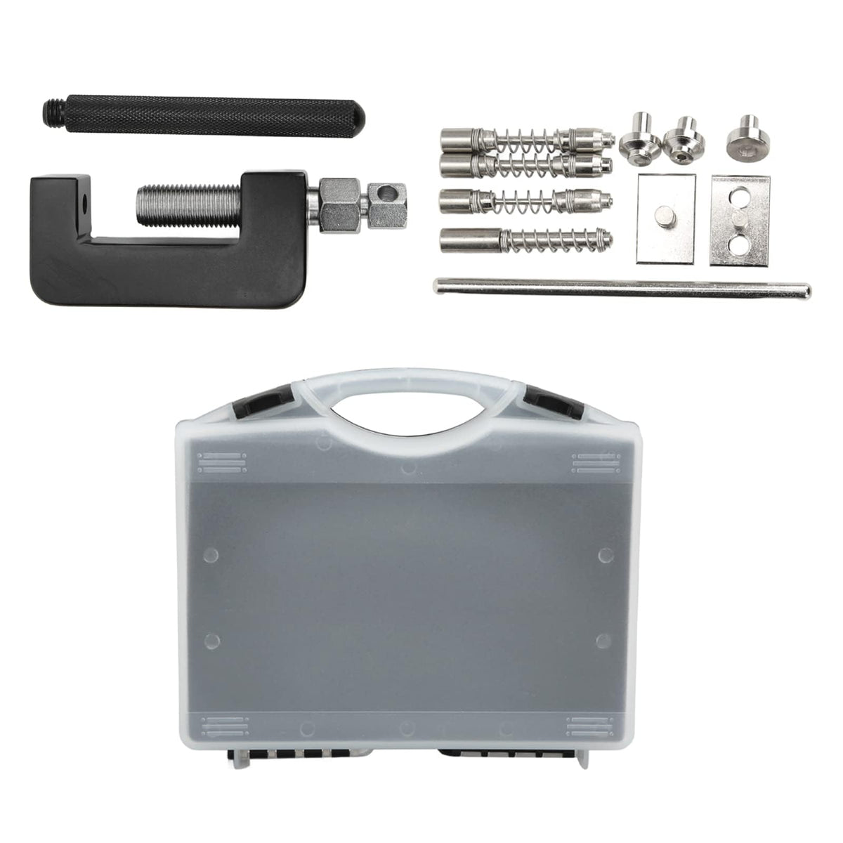 12 Pcs Motorcycle Chain Breaker Riveting Tool Set with Storage Box V975