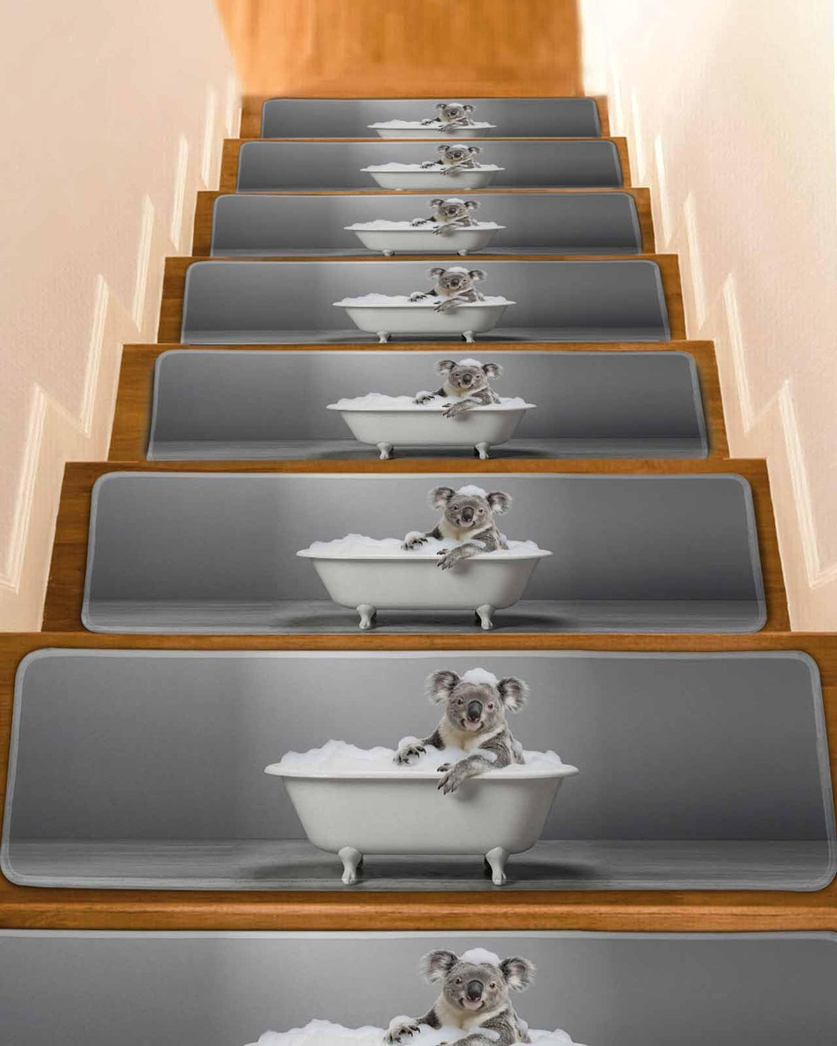 Non Slip Stair Treads Set of 10 30"x8" K299768
