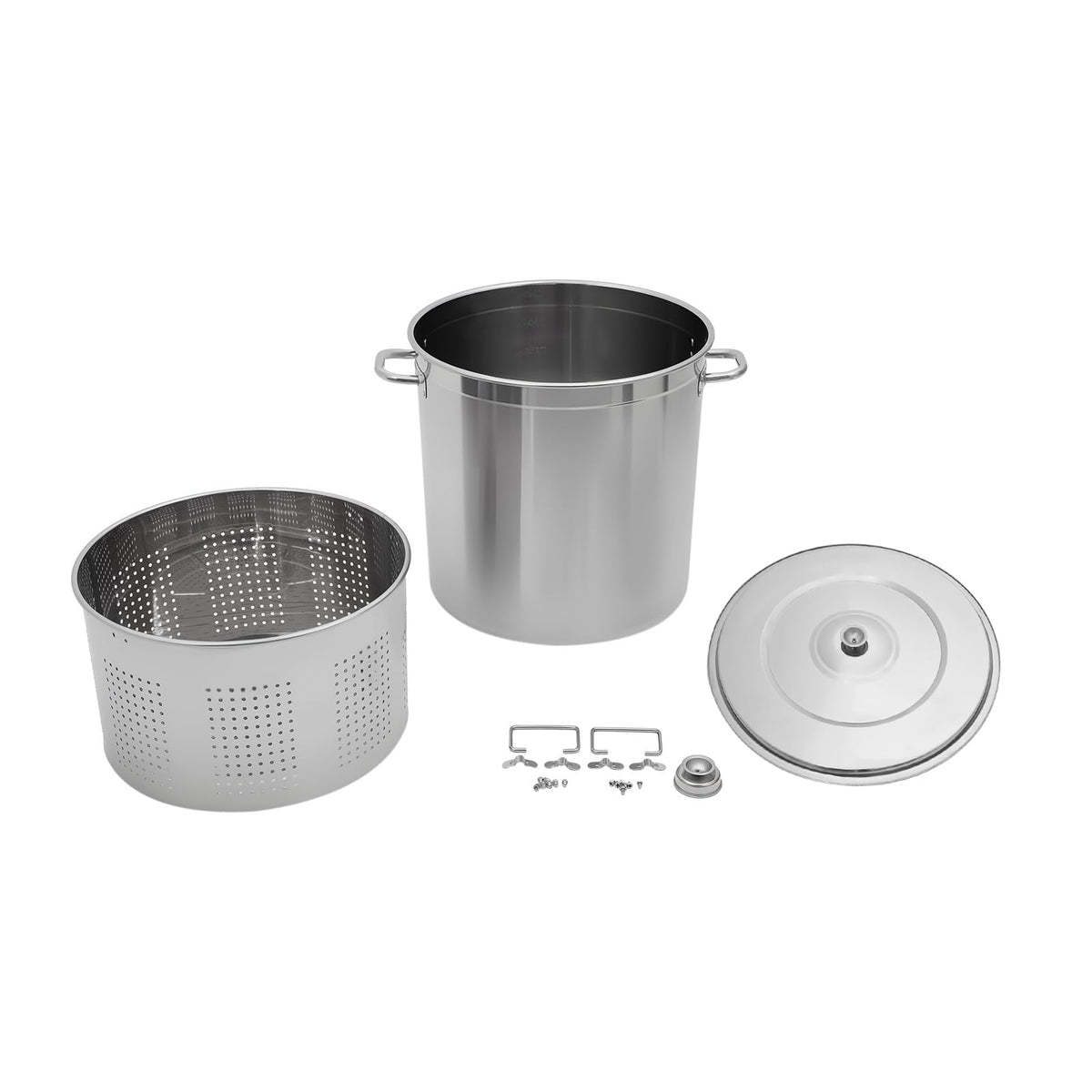 78 Qt Stainless Steel Stock Pot with Lid F4960