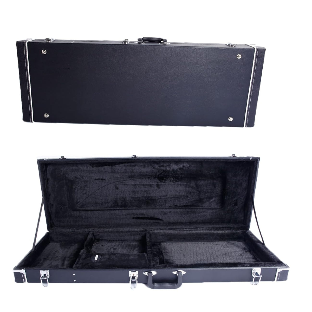 Electric Guitar Hard Case Black Q749638