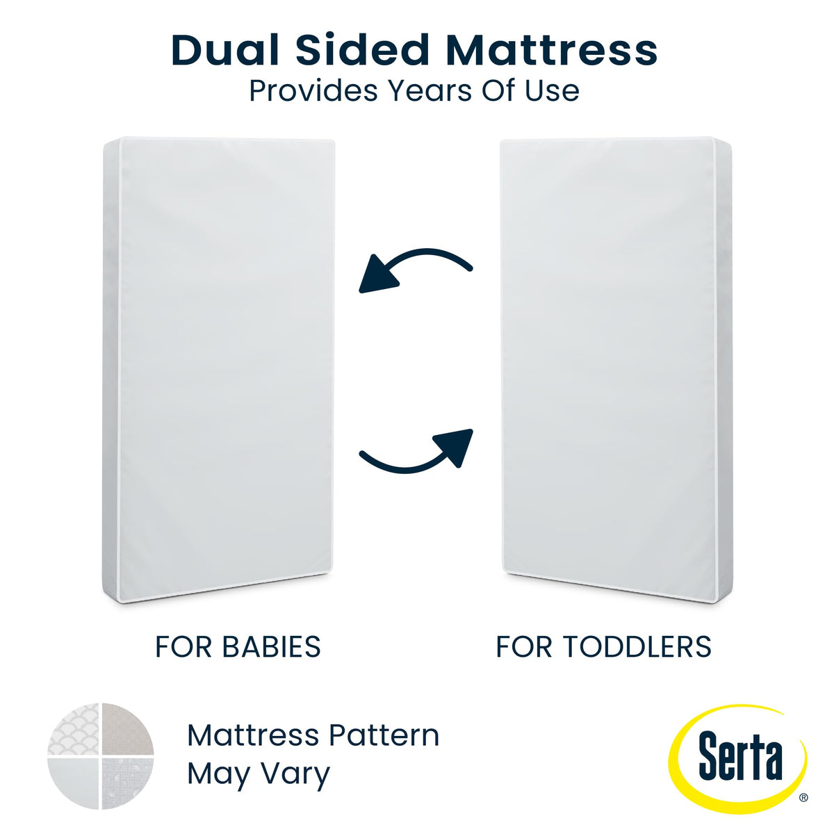 Baby Crib Mattress and Toddler Mattress W837571