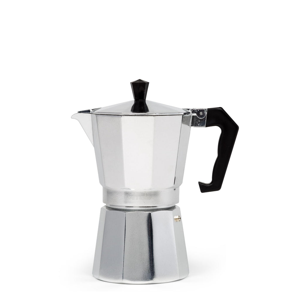 Stovetop Espresso and Coffee Maker, 6 Espresso Cups, Silver W229587