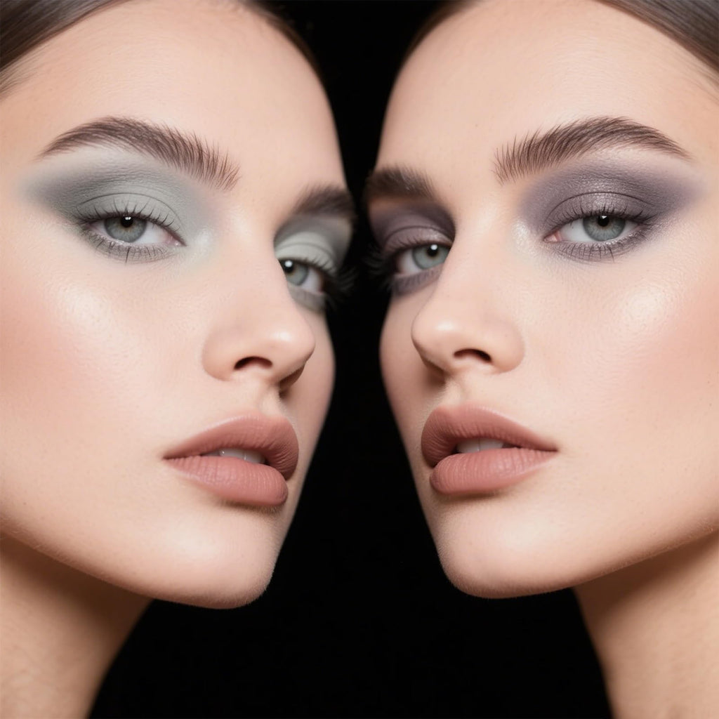 Cool Toned Grey Matte Eyeshadow Palette D501554