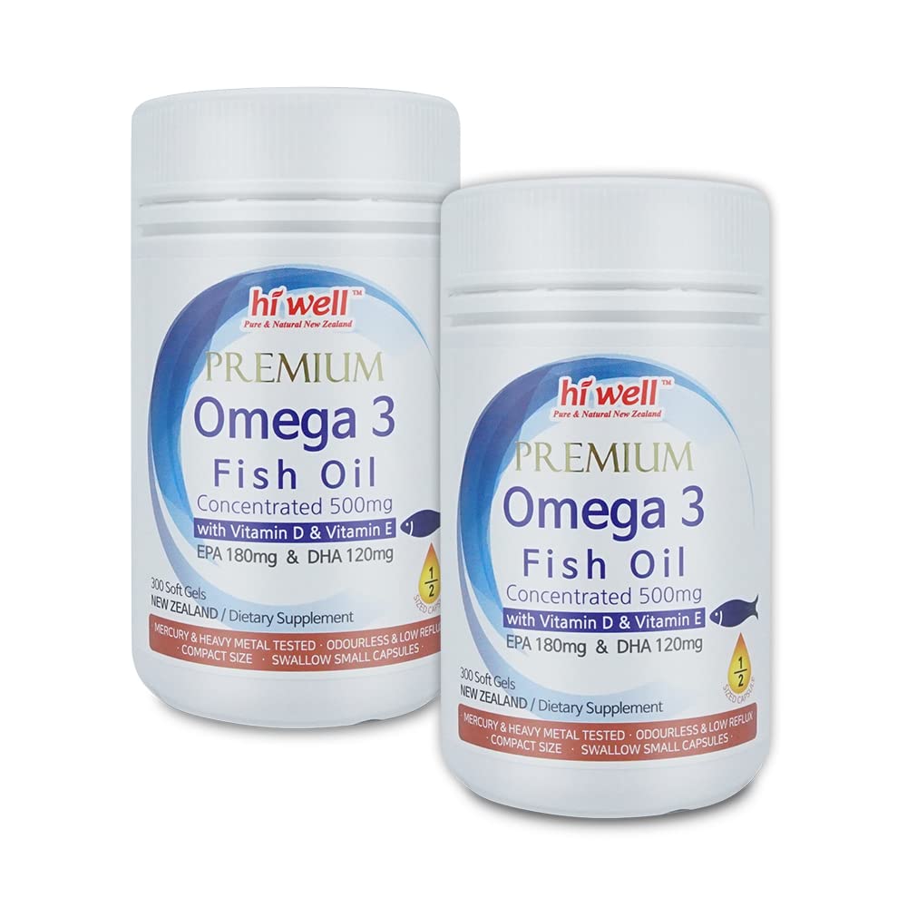Omega 3 Fish Oil 500mg Softgels W346822