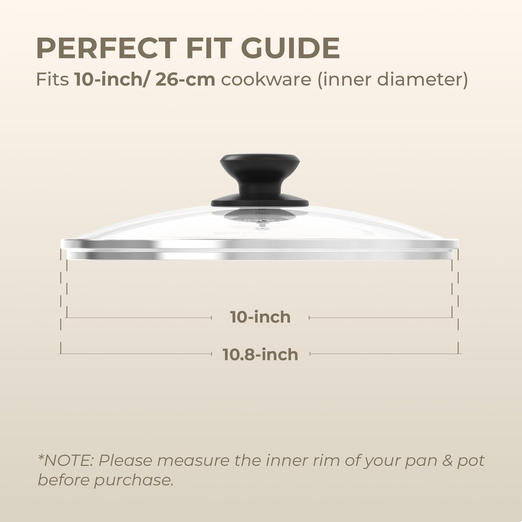 10 Inch Tempered Glass Pan Lid P370865