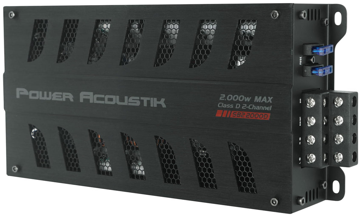 2000W 2-Channel Class D Car Amplifier H29626
