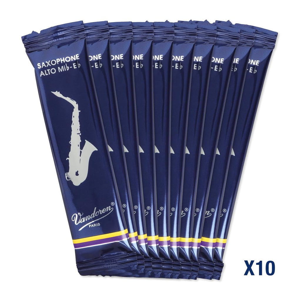 Alto Sax Traditional Reeds Strength 1.5 Box of 10 E56502