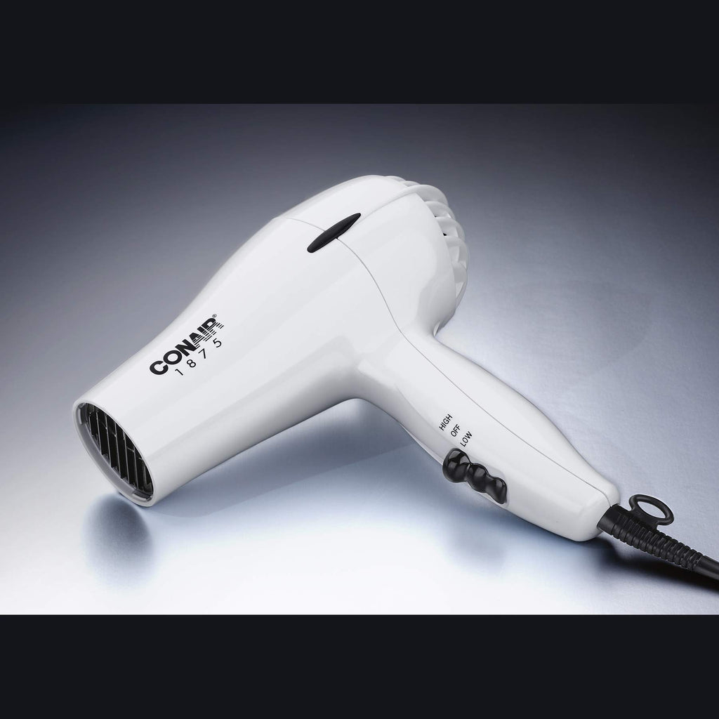 1875W Mid-Size White Hair Dryer B4957