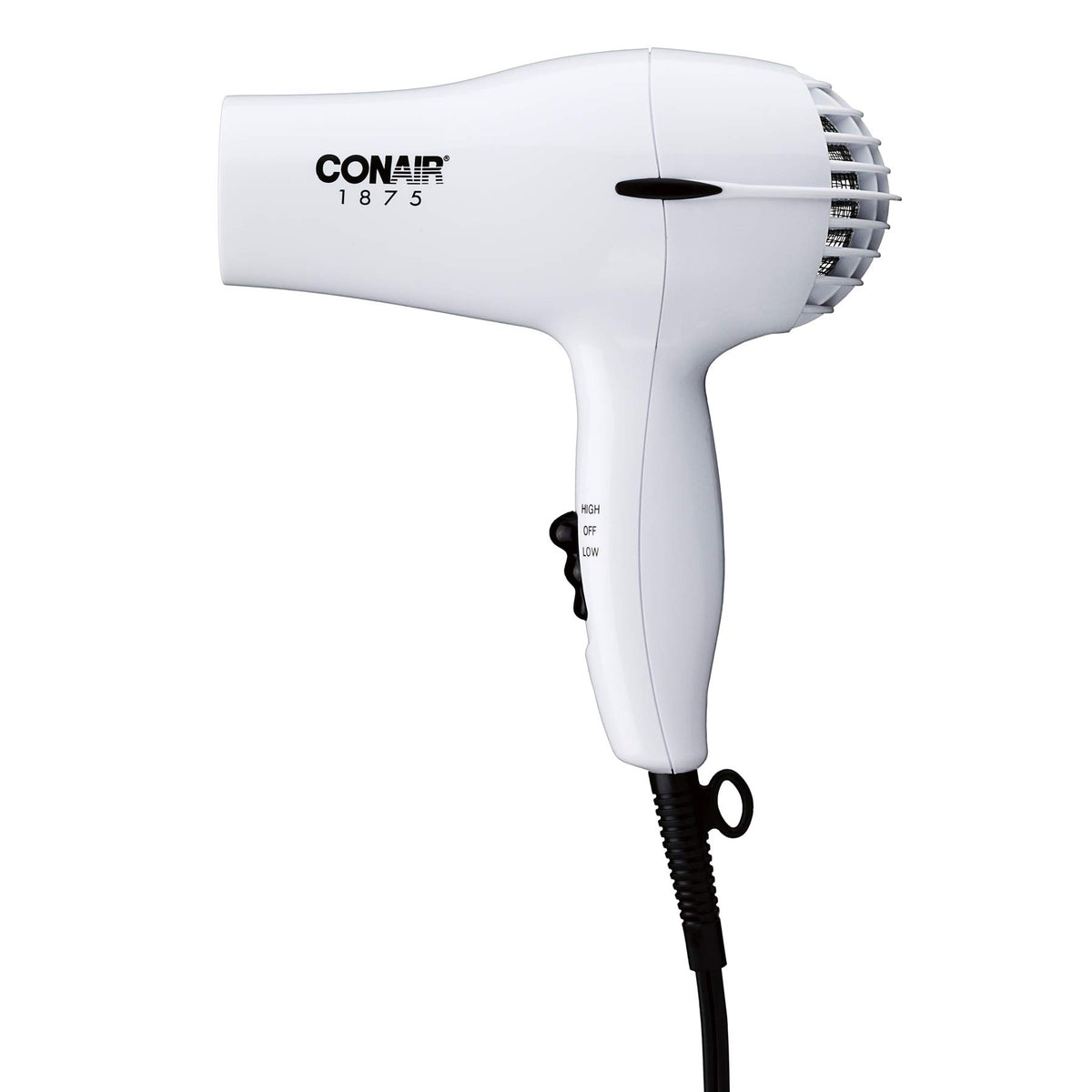 1875W Mid-Size White Hair Dryer B4957