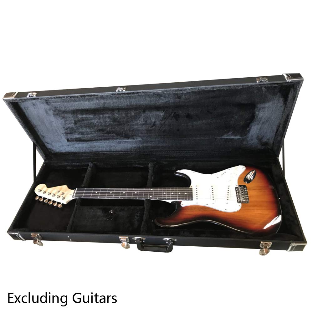 Electric Guitar Hard Case Black Q749638
