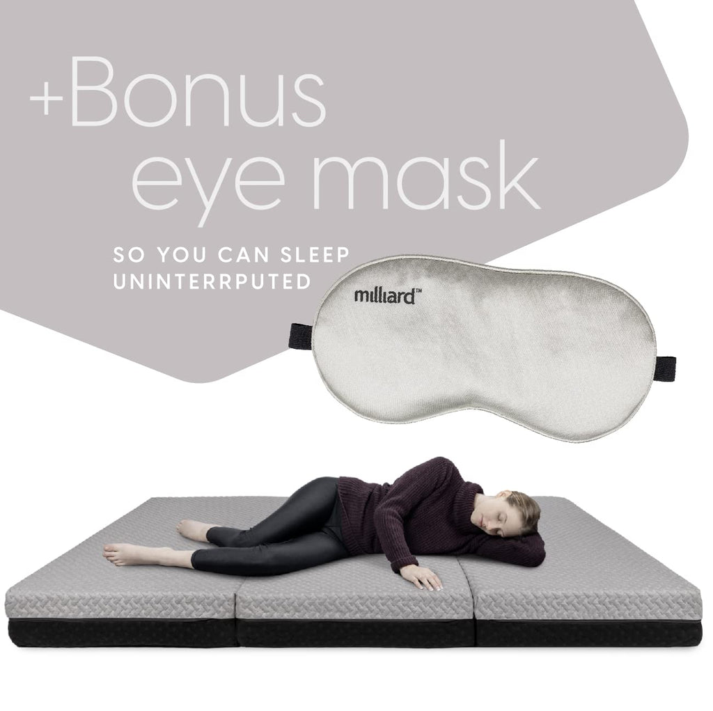 Memory Foam Tri Folding Mattress with Waterproof Washable Cover P783