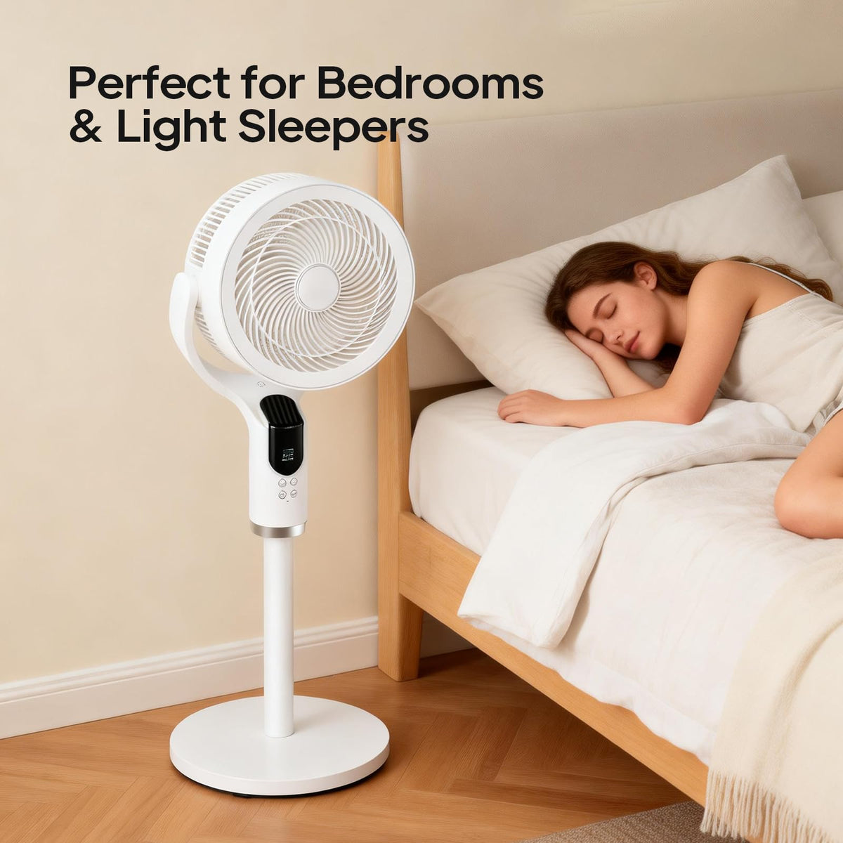 3-in-1 Oscillating Standing Fan with Adjustable Height C57169