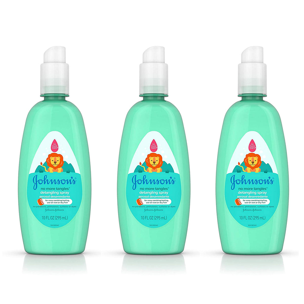 Hypoallergenic Paraben-Free Detangling Spray 10 fl. oz Pack of 3 O99862