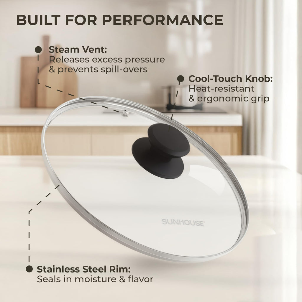 10 Inch Tempered Glass Pan Lid P370865