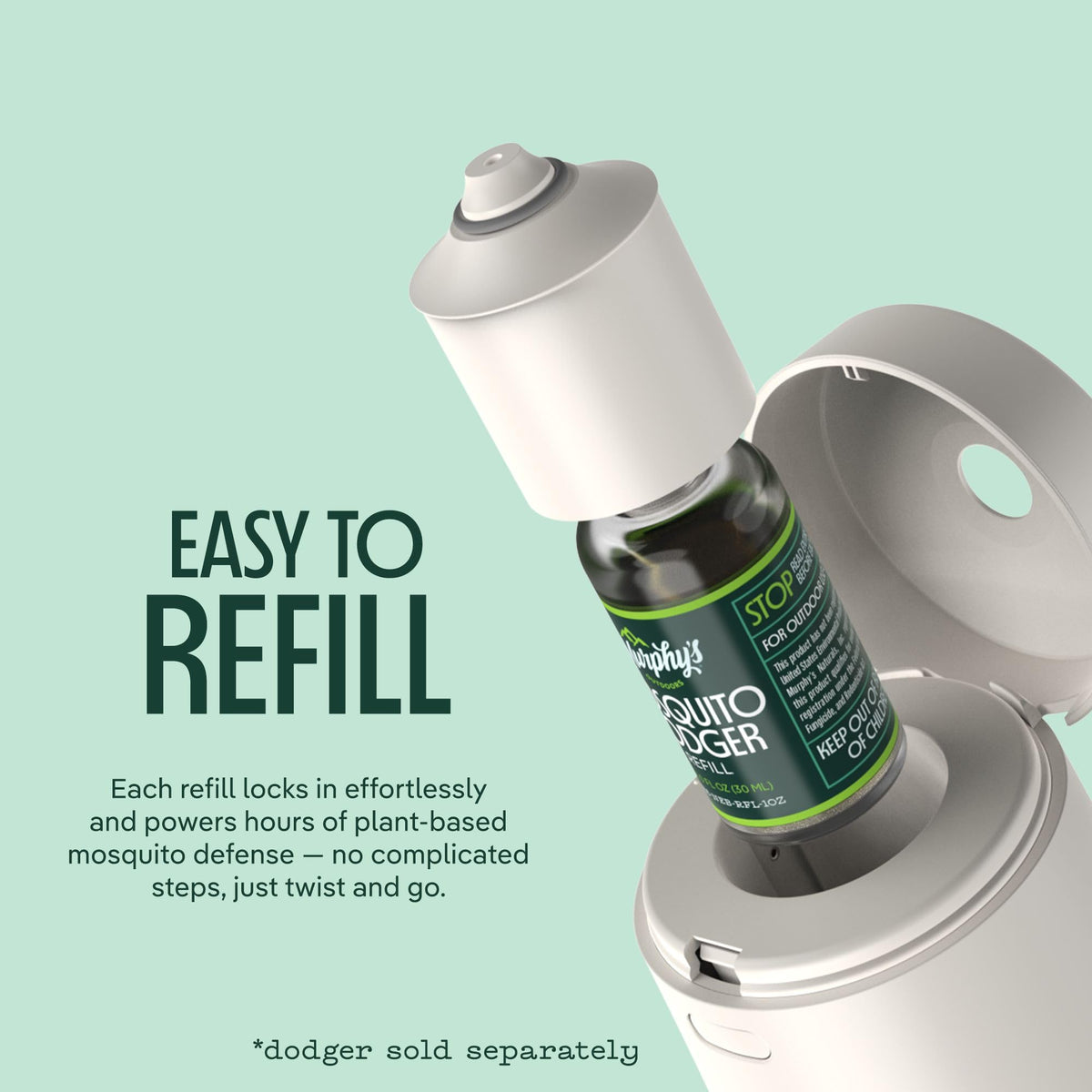 Mosquito Repellent Oil Refill, 1 fl oz (Pack of 2) B5624