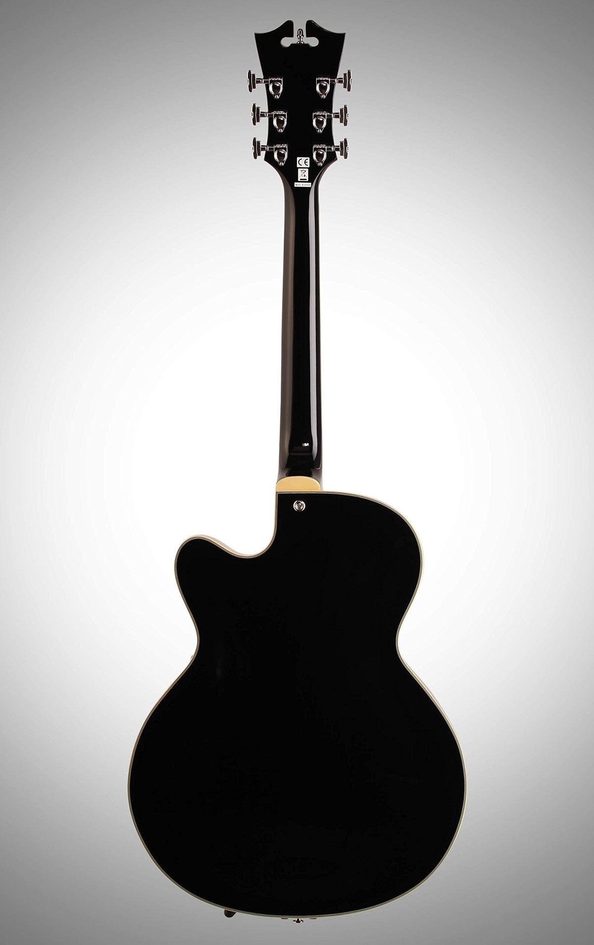 Black Archtop Hollowbody Electric Guitar I6954