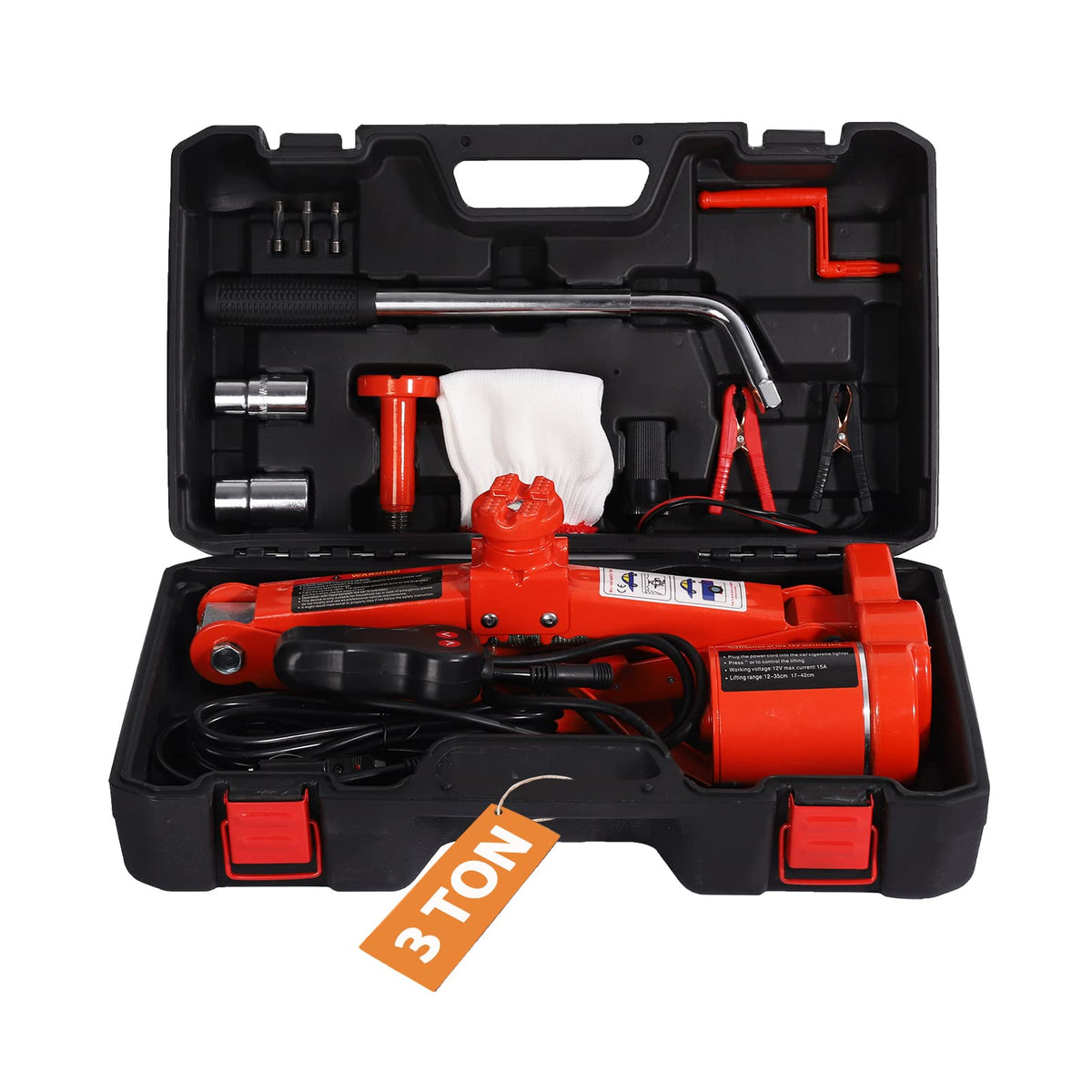 3 Ton Electric Car Scissor Jack with Telescoping Lug Wrench R729225
