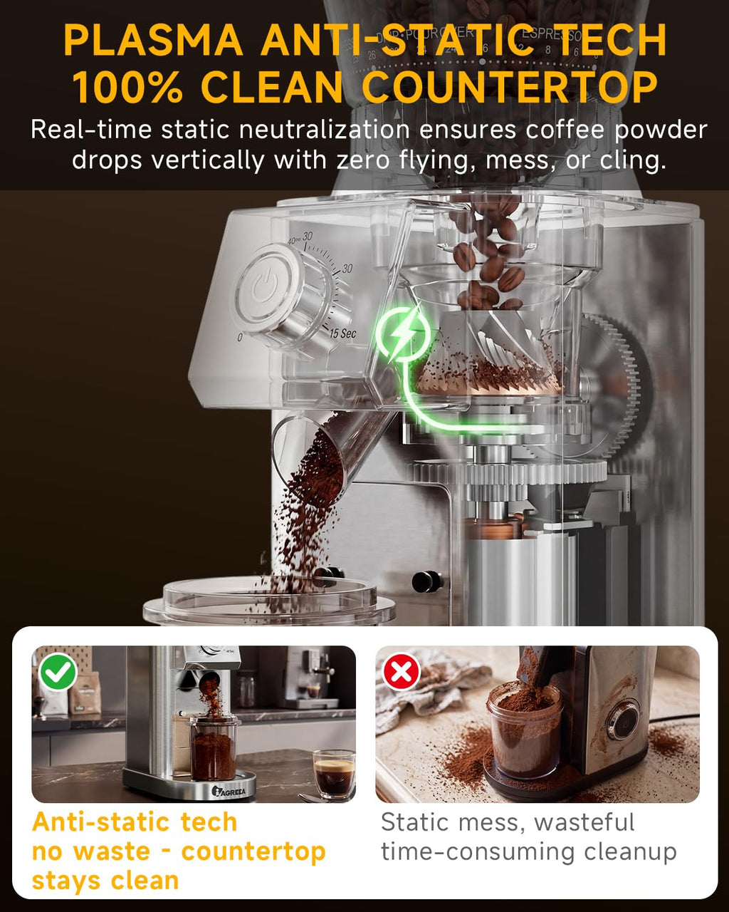Conical Burr Espresso Grinder N527