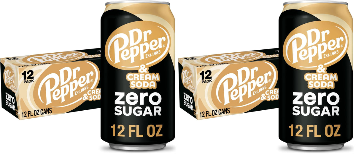 Zero Sugar Soda 12 fl. oz. Cans 12 Pack Pack of 2 V31863