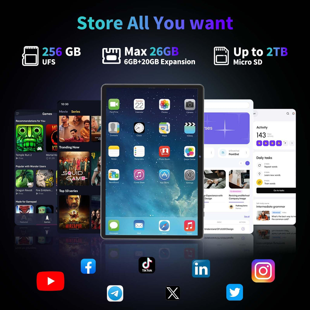 10 inch Tablet with Keyboard I887065