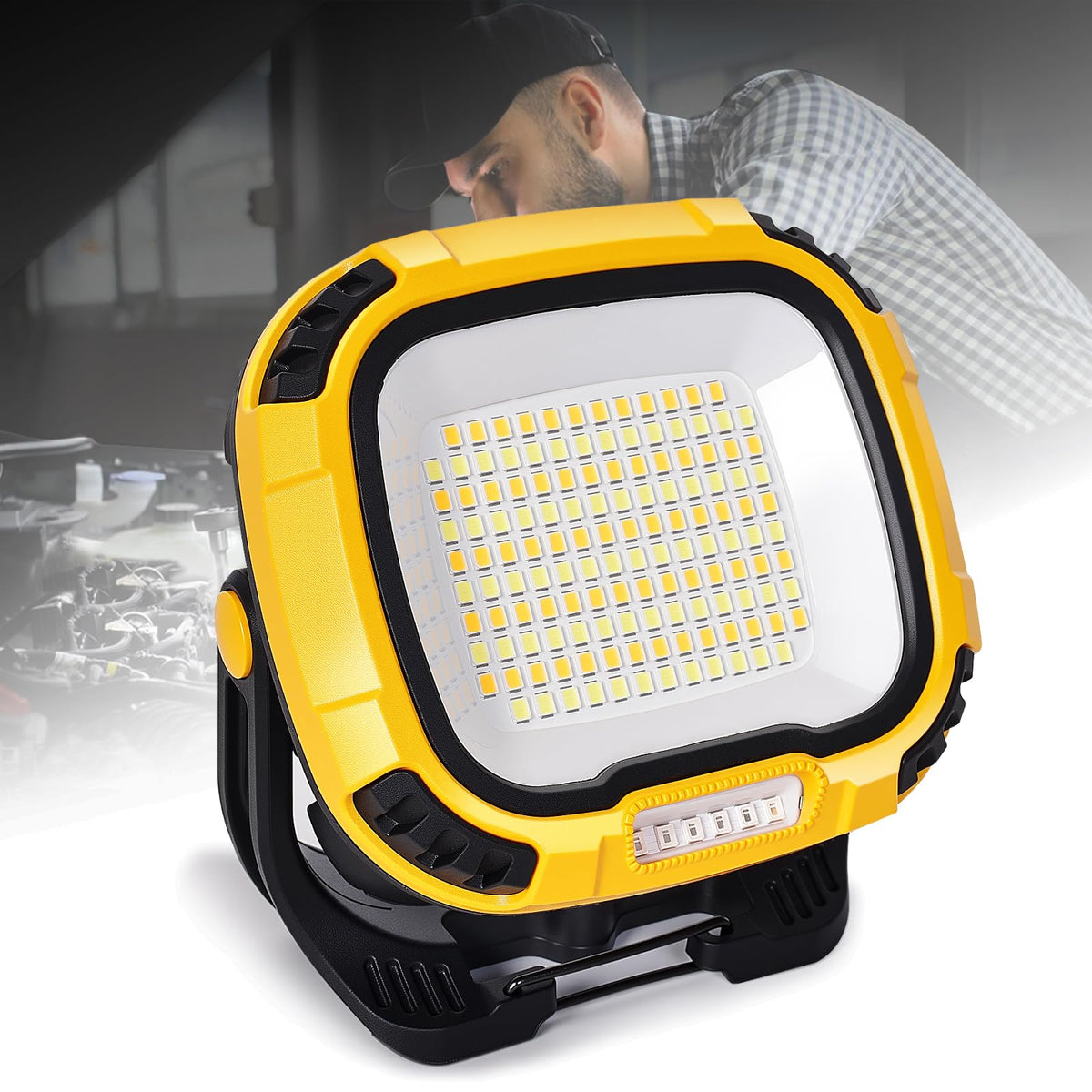 6000mAh Magnetic Rechargeable Work Light 4000 Lumen IP65 P278983