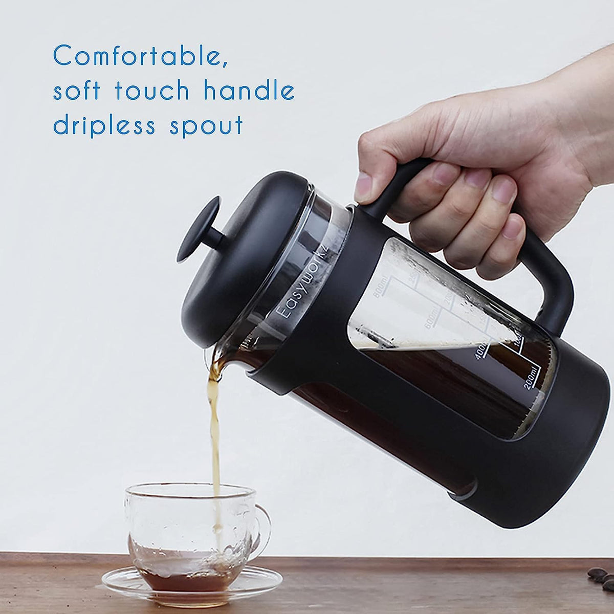 12 oz Borosilicate Glass French Press Y347