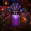 7 FT Inflatable Spider Outdoor Decoration with LED Lights V4687