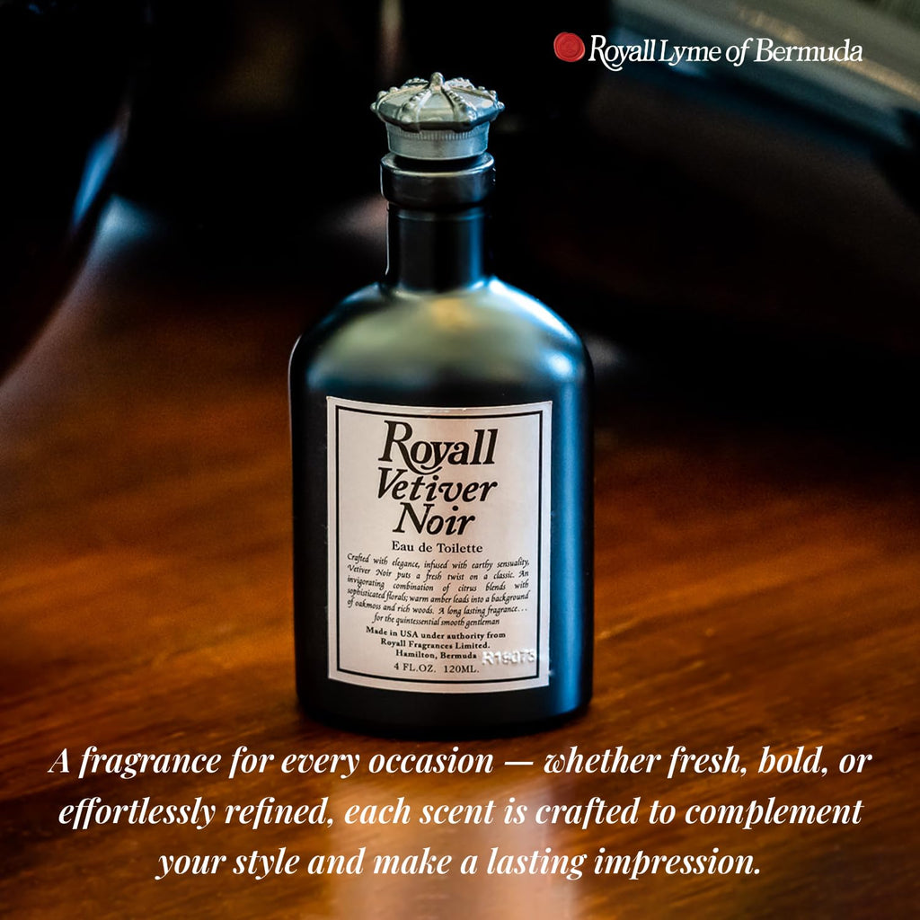 Men's Eau de Toilette Vetiver Amber Fragrance 4 Fl oz Spray N890317