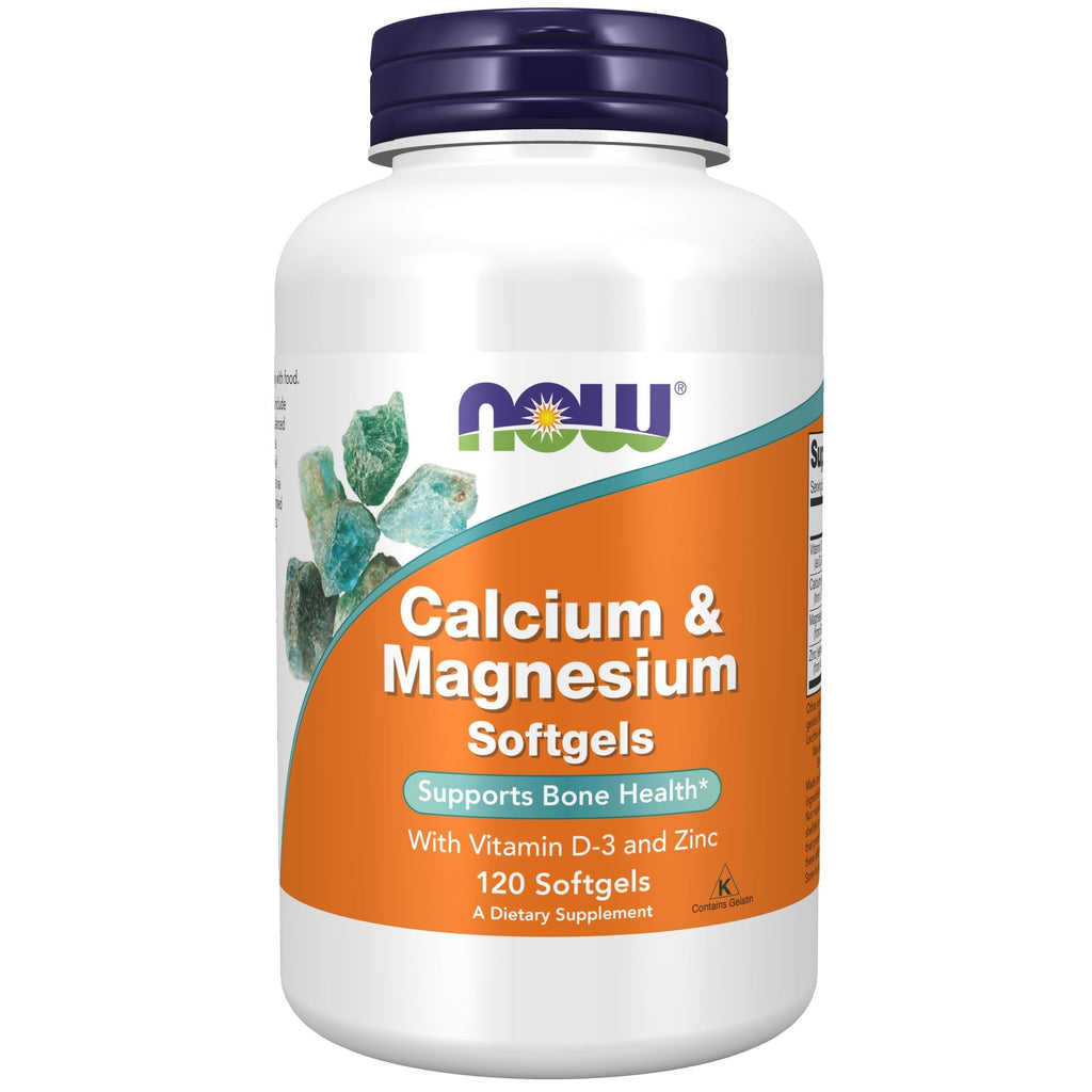 Calcium & Magnesium with D-3 & Zinc 120 Softgels K49193
