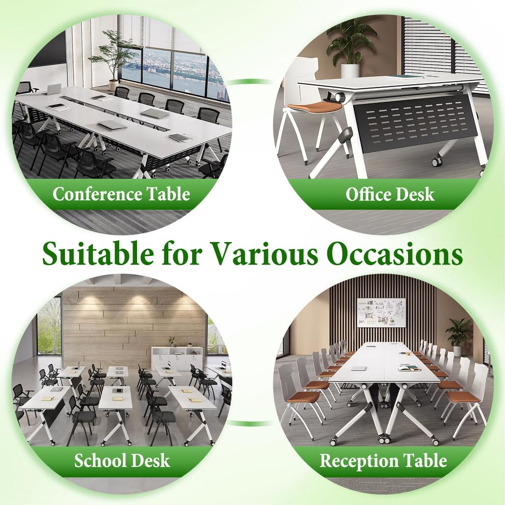 Folding Conference Table 63x24x30 Inch T579
