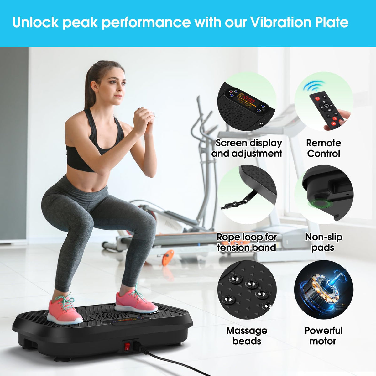 Vibration Plate Exercise Machine R413