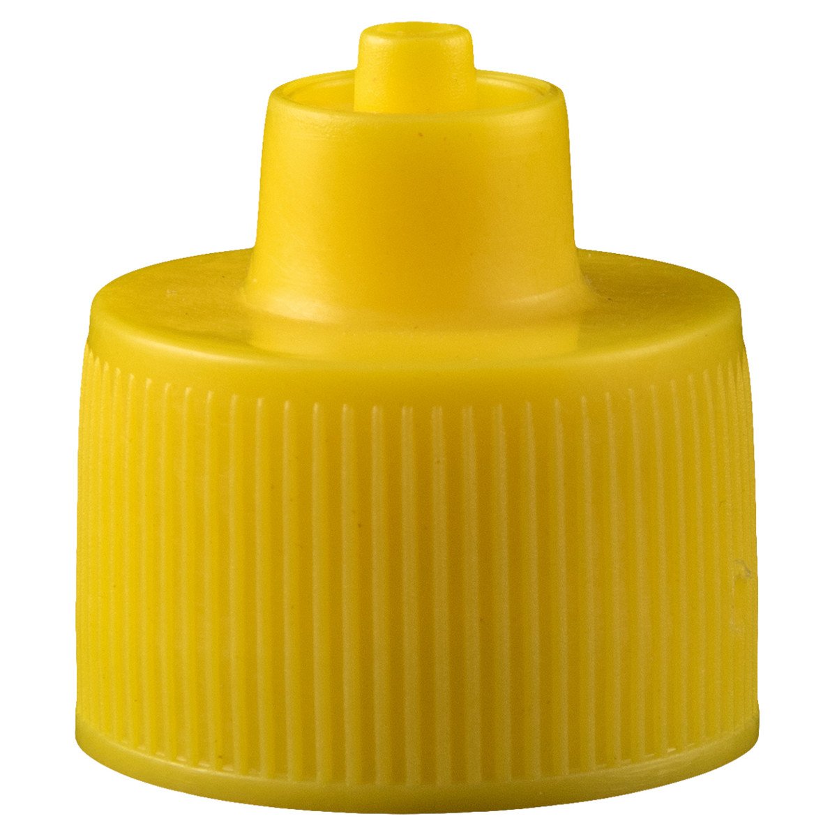 Yellow Luer Lock Bottle Cap 20-410 Bag of 100 P85411