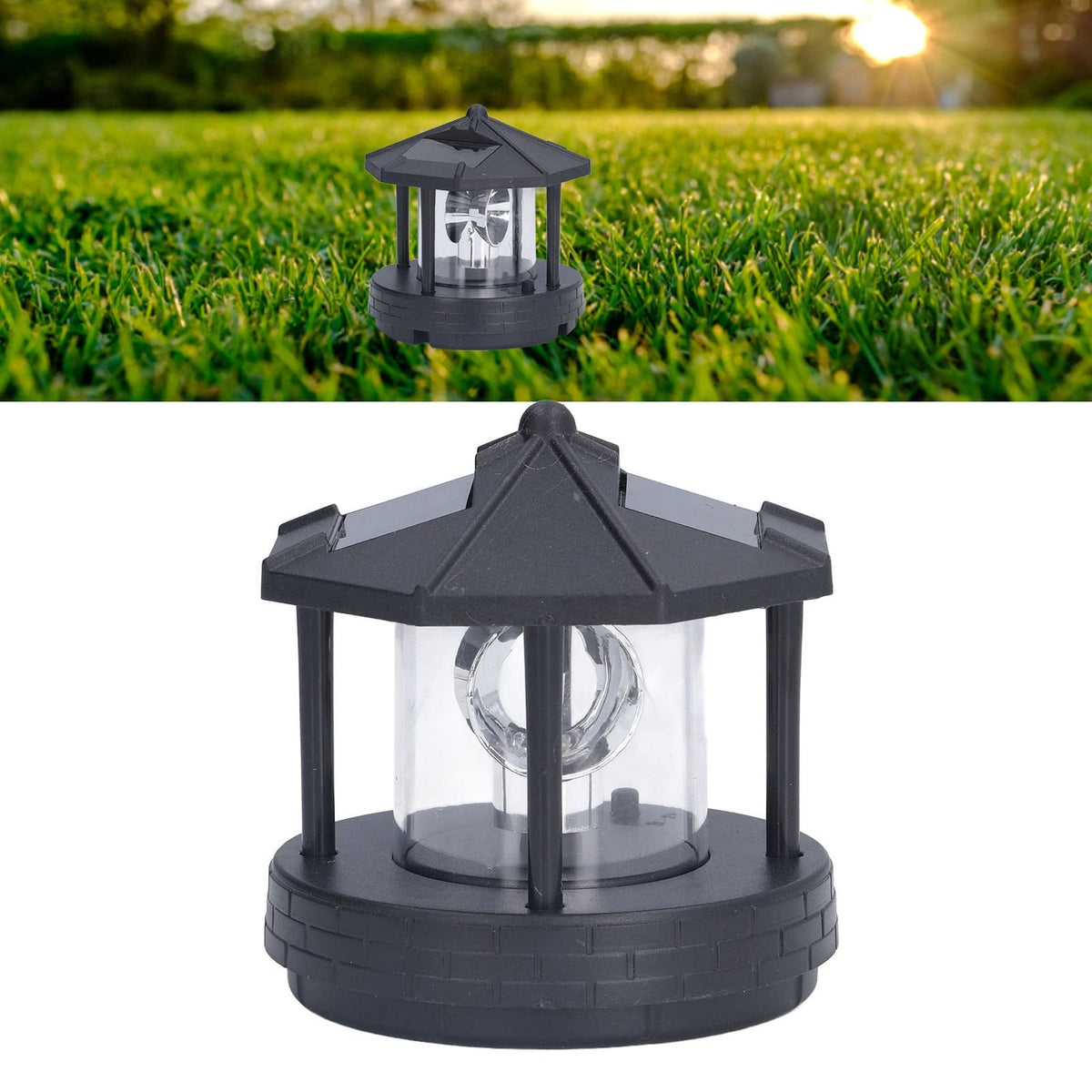 LED Solar Light, 360 Degree Rotating Waterproof Outdoor Lantern G3246