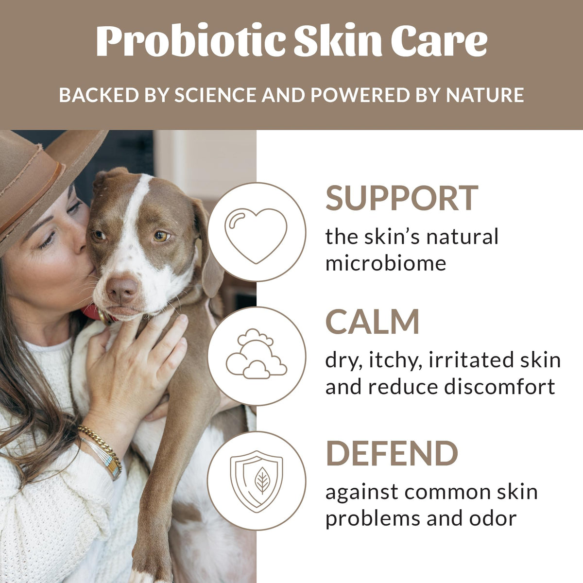 Probiotic Dog Shampoo and Conditioner 16 oz W695