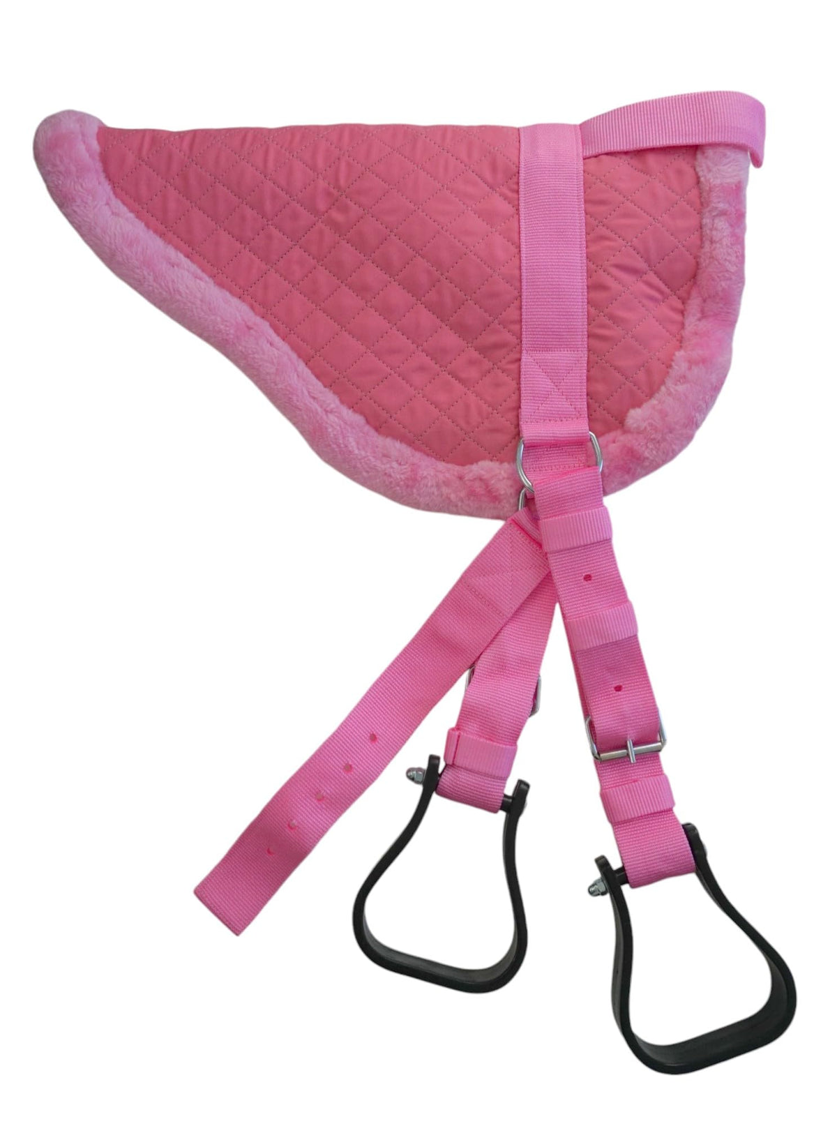 Quilted Bareback Pad with Fleece Bottom and 27" Girth C34817