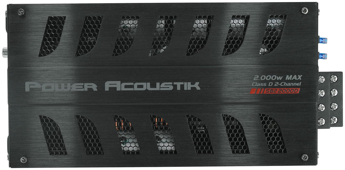 2000W 2-Channel Class D Car Amplifier H29626