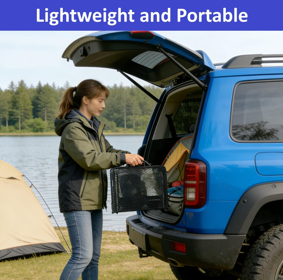 Folding Portable Camping Grill Table P8187