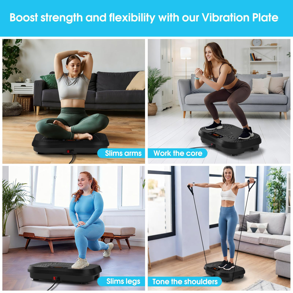 Vibration Plate Exercise Machine R413