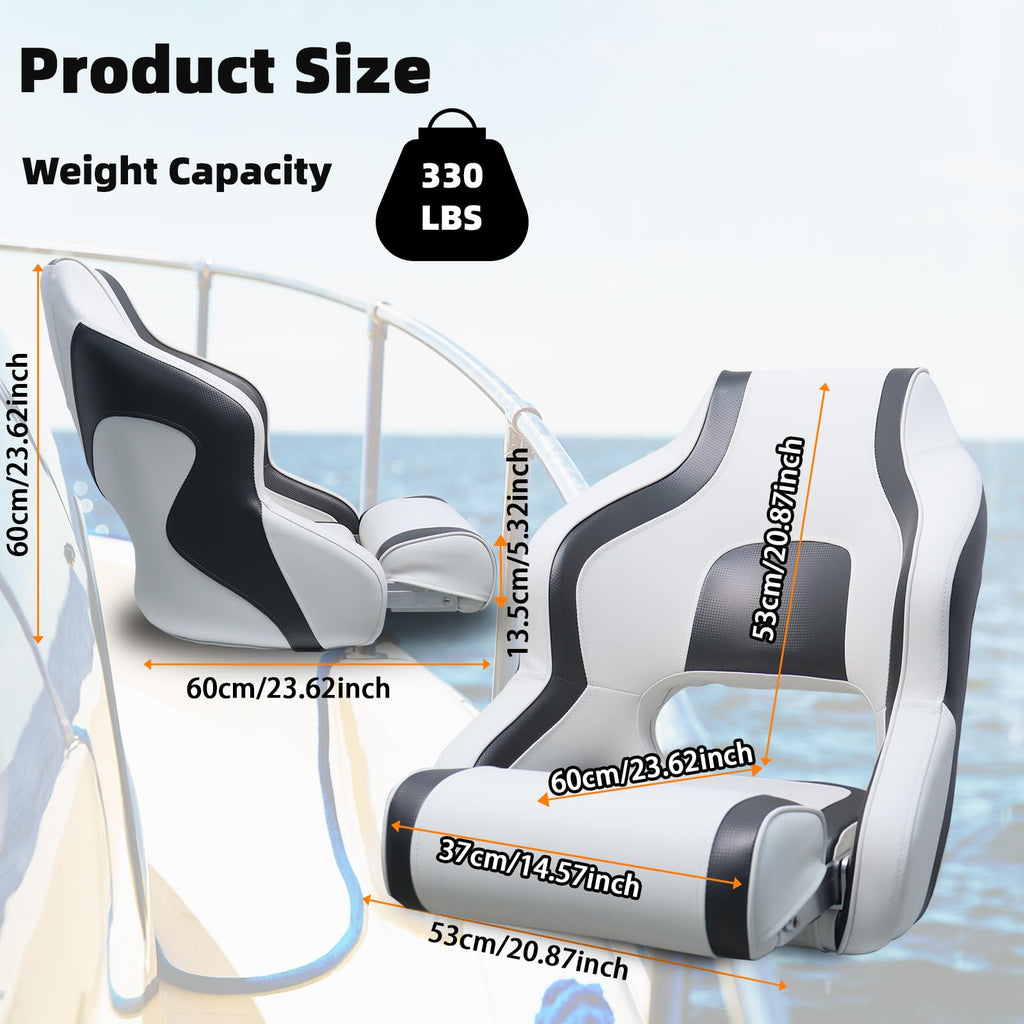 White Black Boat Seat G57686